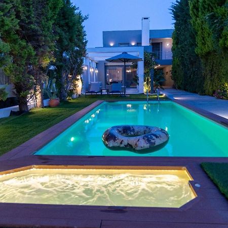 Luxury Villa Hestia Grey With Private Pool Rethymno  Ngoại thất bức ảnh