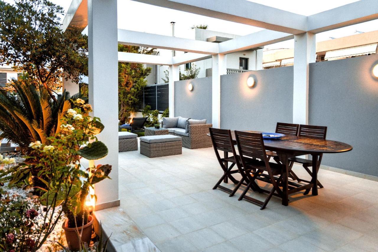 Luxury Villa Hestia Grey With Private Pool Rethymno  Ngoại thất bức ảnh